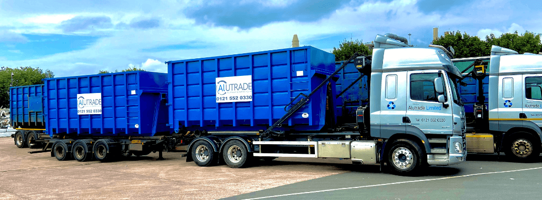 An Alutrade lorry parked outdoors